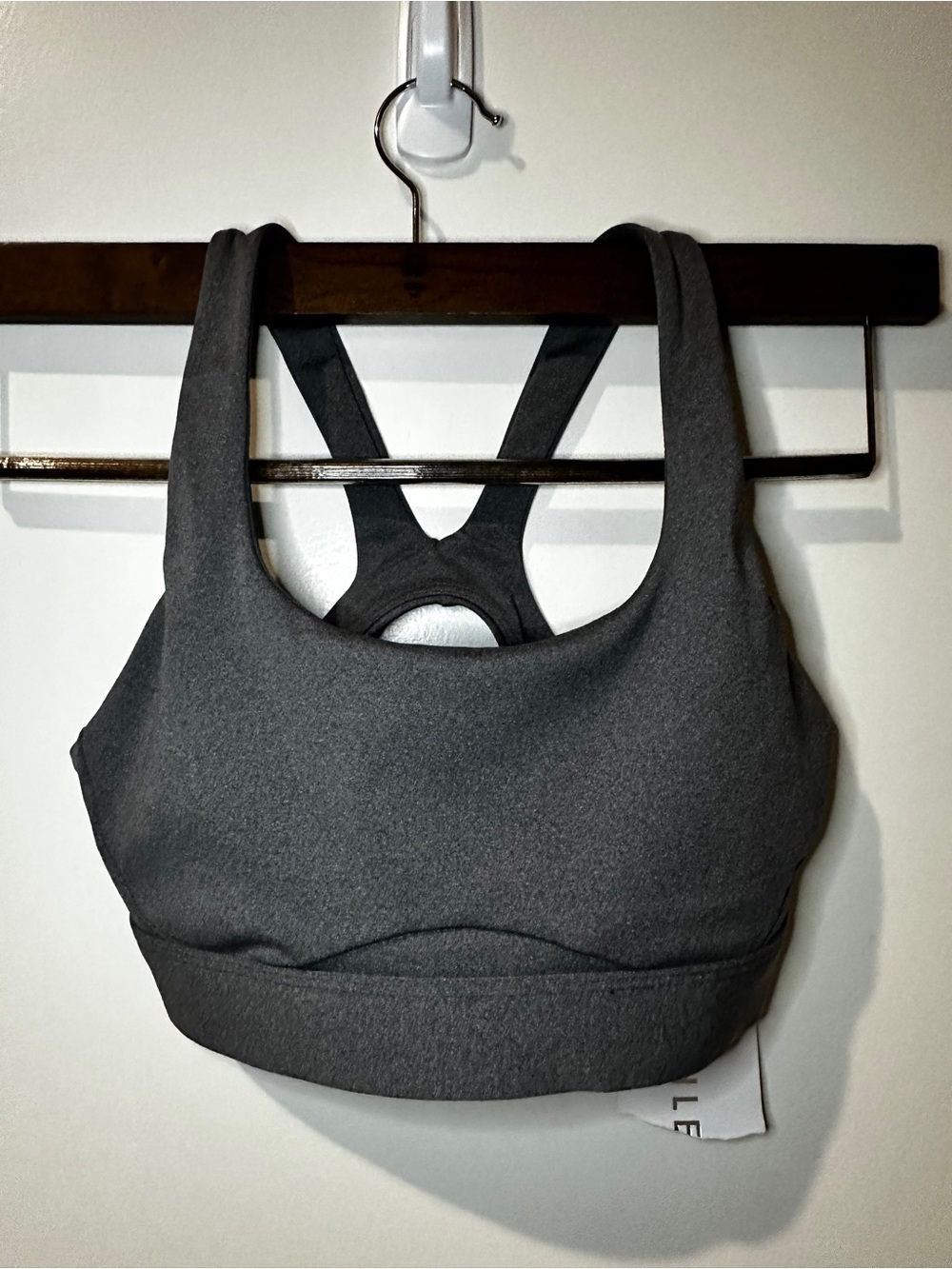 Athleta Gray Interval Sports Bra